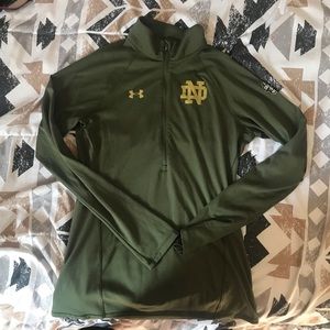 Rare Shamrock Series Notre Dame Quarter Zip